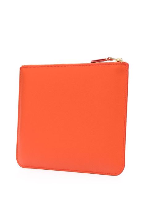 Portafoglio con stampa e zip, WALLETS COMME DES GARCONS | Portafogli | SA5100REORANGE